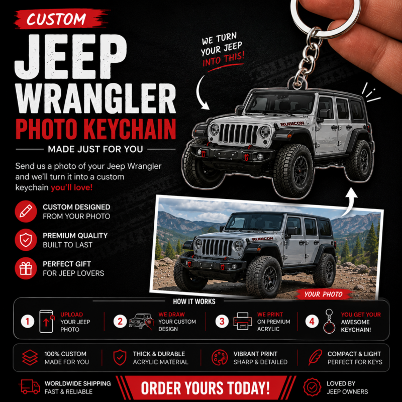 Custom Jeep Keychain